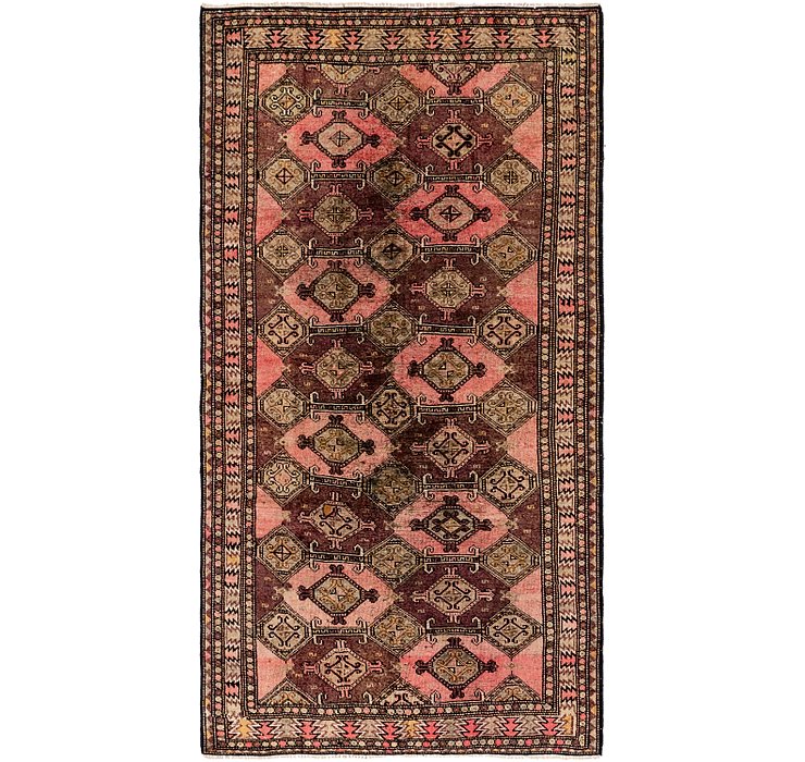 4' 2 x 8' 3 Shiraz Persian Runner Rug