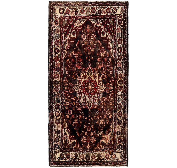 4' 2 x 9' 2 Hossainabad Persian Run...