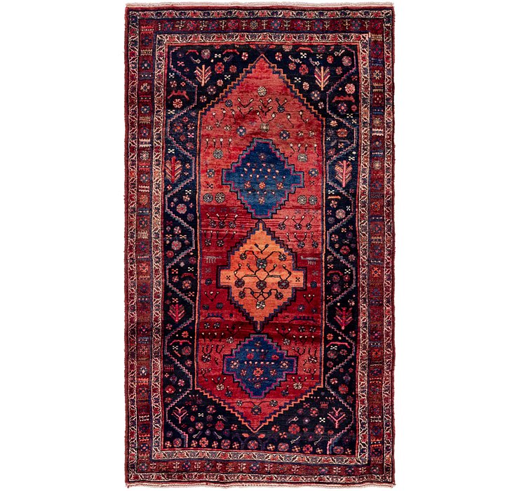 4' 6 x 8' 2 Gholtogh Persian Runner...