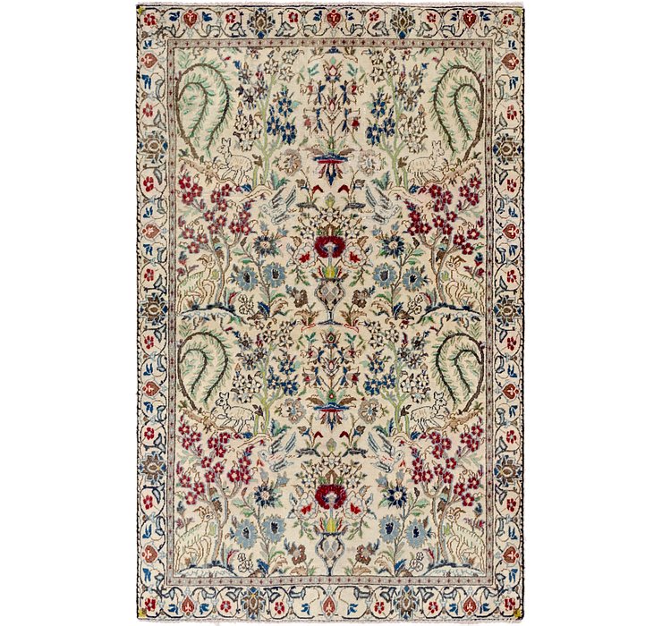 3' 9 x 6' Nain Persian Rug