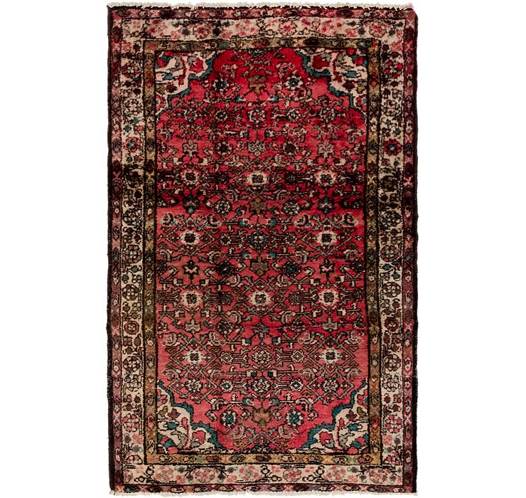 3' 2 x 5' 2 Hossainabad Persian Rug