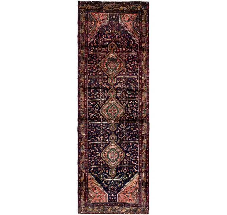 3' 2 x 9' 10 Darjazin Persian Runner...