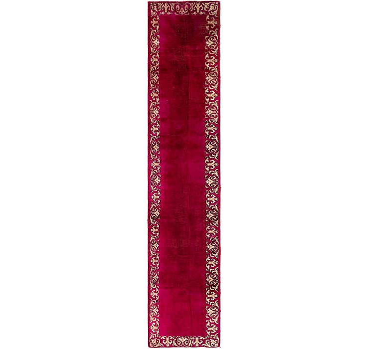 2' 6 x 13' Tabriz Persian Runner Rug