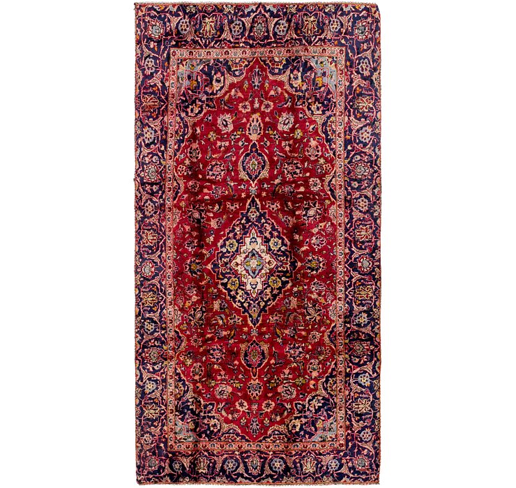 4' 5 x 8' 9 Mashad Persian Rug
