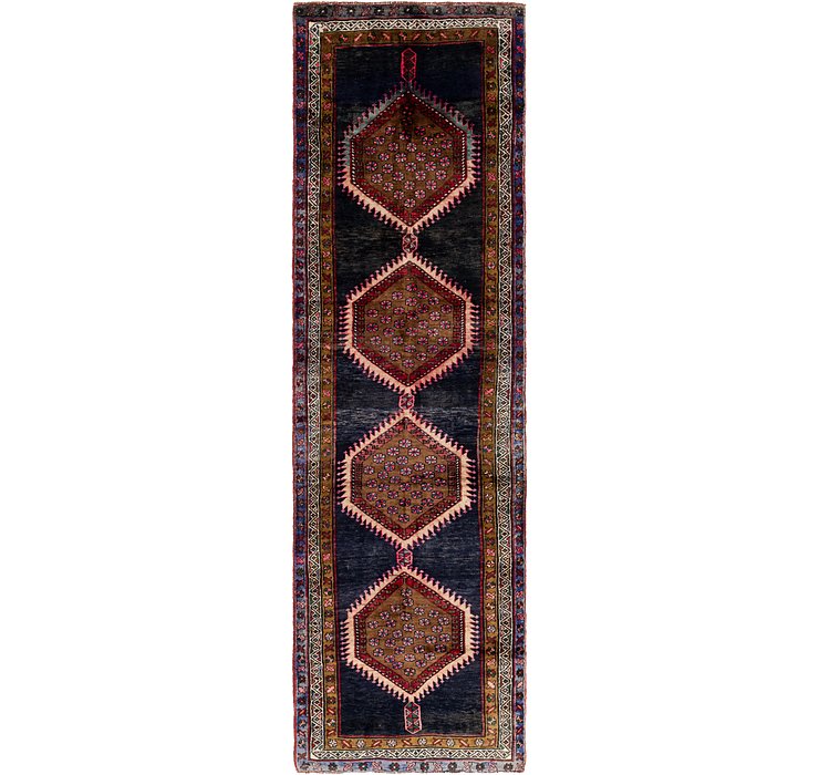 3' 5 x 13' Shiraz Persian Runner Rug