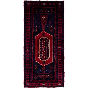 4' 7 x 10' Sirjan Persian Runner Rug