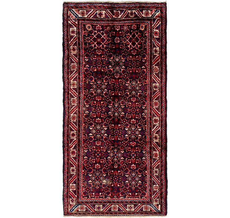 3' 10 x 7' 8 Hossainabad Persian Run...