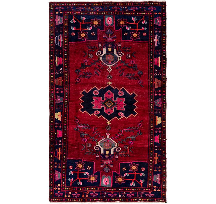 4' 7 x 7' 9 Ferdos Persian Runner Rug