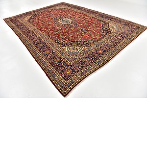 HandKnotted 9' 7 x 13' 2 Kashan Persian Rug