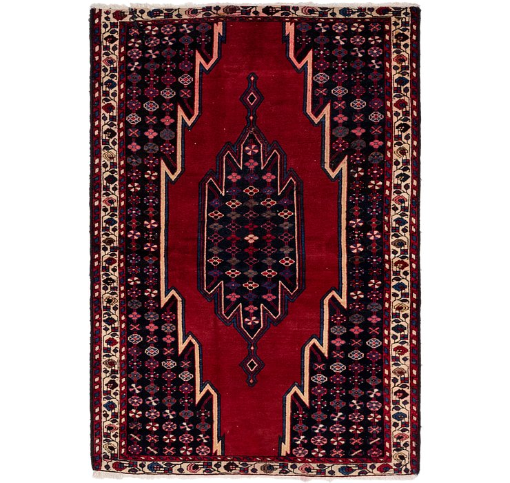 4' 5 x 6' 5 Mazlaghan Persian Rug