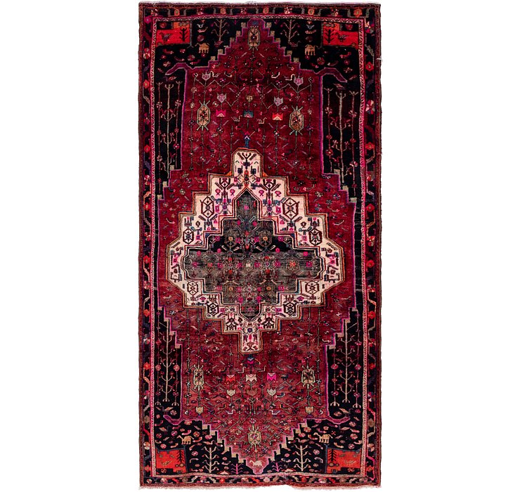 4' 2 x 9' 3 Gholtogh Persian Runner...