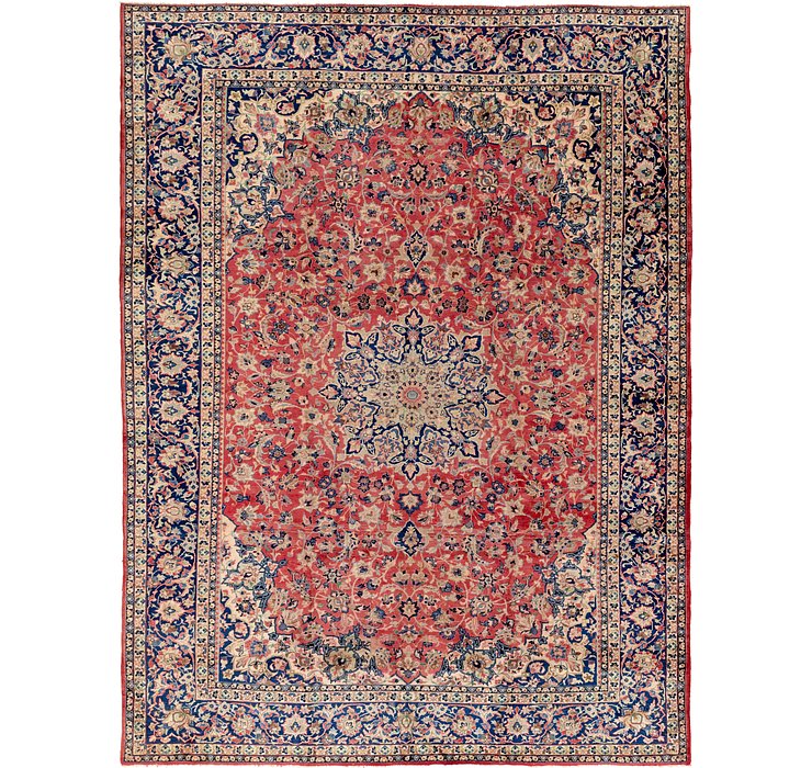 10' 4 x 13' 8 Isfahan Persian Rug