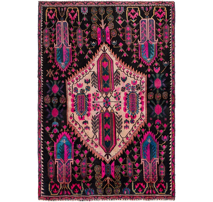 4' 6 x 6' 10 Hamedan Persian Rug