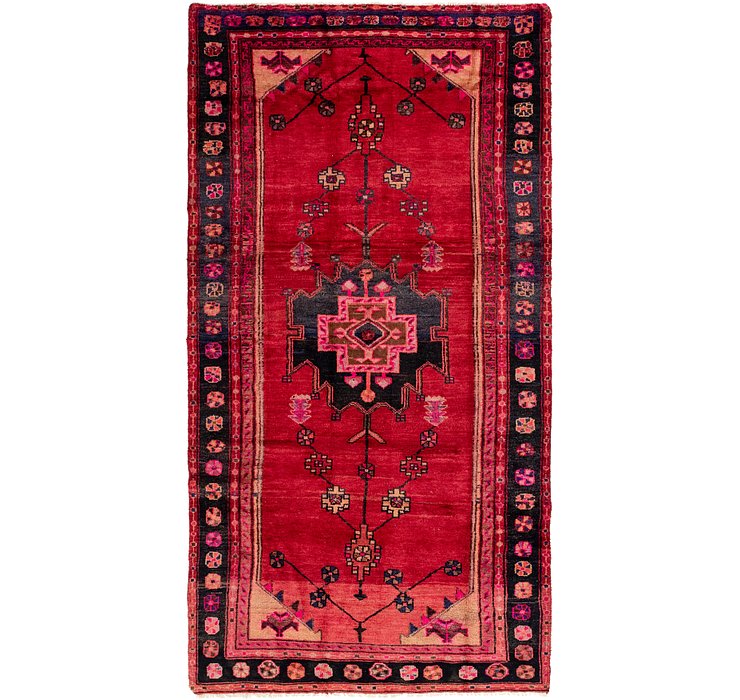 4' 9 x 9' 6 Shiraz Persian Runner Rug
