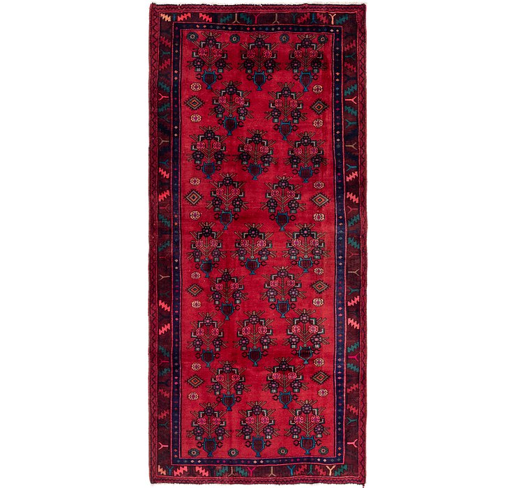 4' 3 x 10' Sirjan Persian Runner Rug