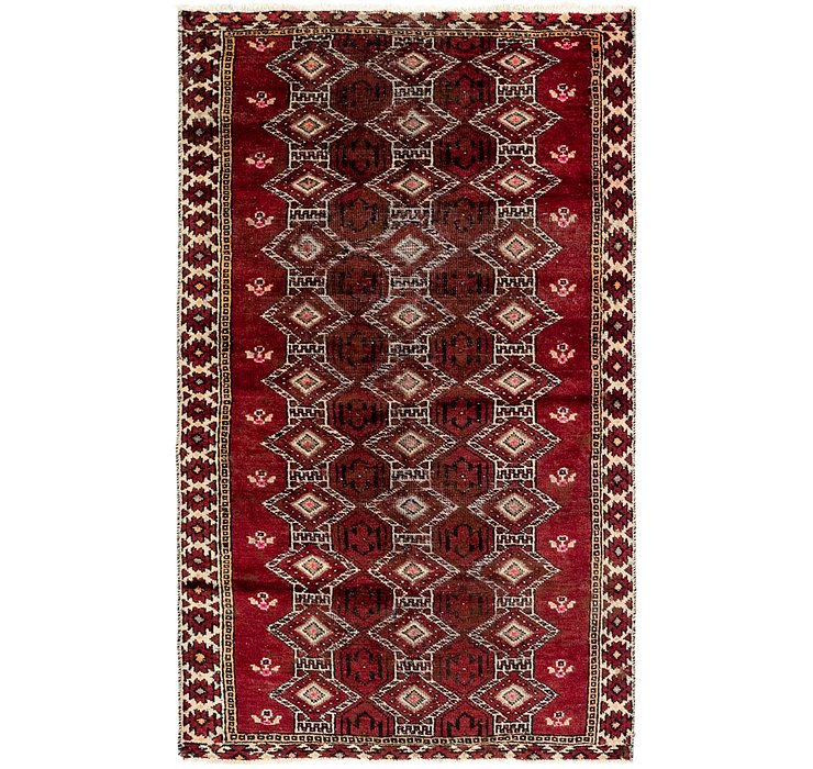 3' 7 x 6' 2 Balouch Persian Rug