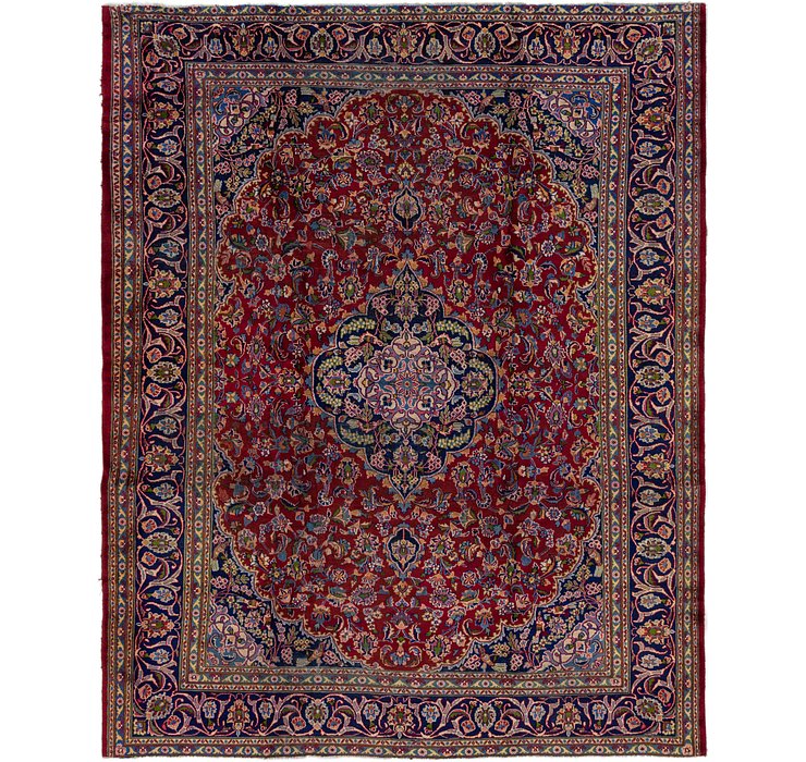 9' 8 x 12' 3 Mashad Persian Rug