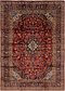 9' 9 x 13' Kashan Persian Rug thumbnail image 1