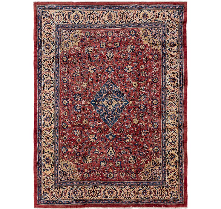 10' x 13' 4 Sarough Persian Rug