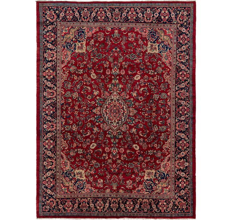 10' x 13' 9 Sarough Persian Rug