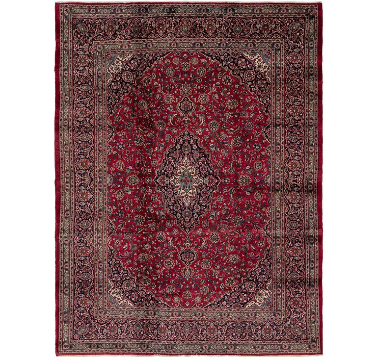HandKnotted 9' 7 x 12' 8 Mashad Persian Rug