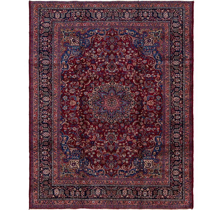 9' 8 x 12' 7 Mashad Persian Rug