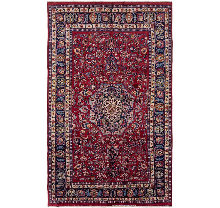 6' 4 x 10' 2 Mashad Persian Rug