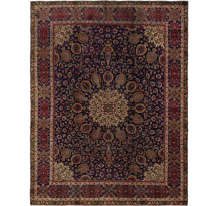9' 7 x 12' 9 Tabriz Persian Rug