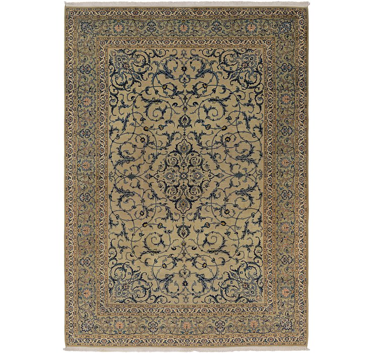 9' 4 x 13' 8 Kashan Persian Rug