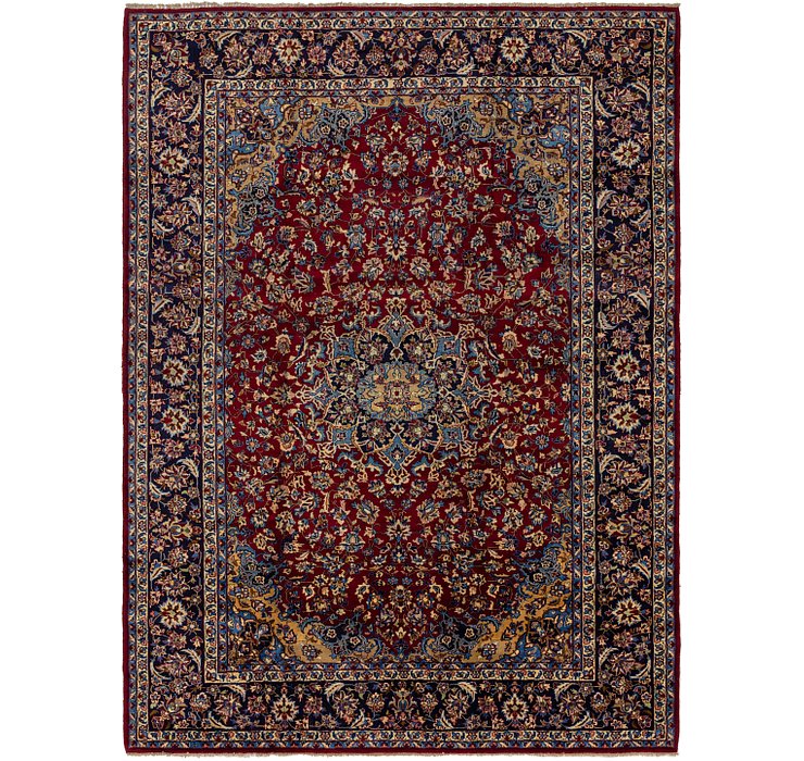 10' x 13' 10 Isfahan Persian Rug