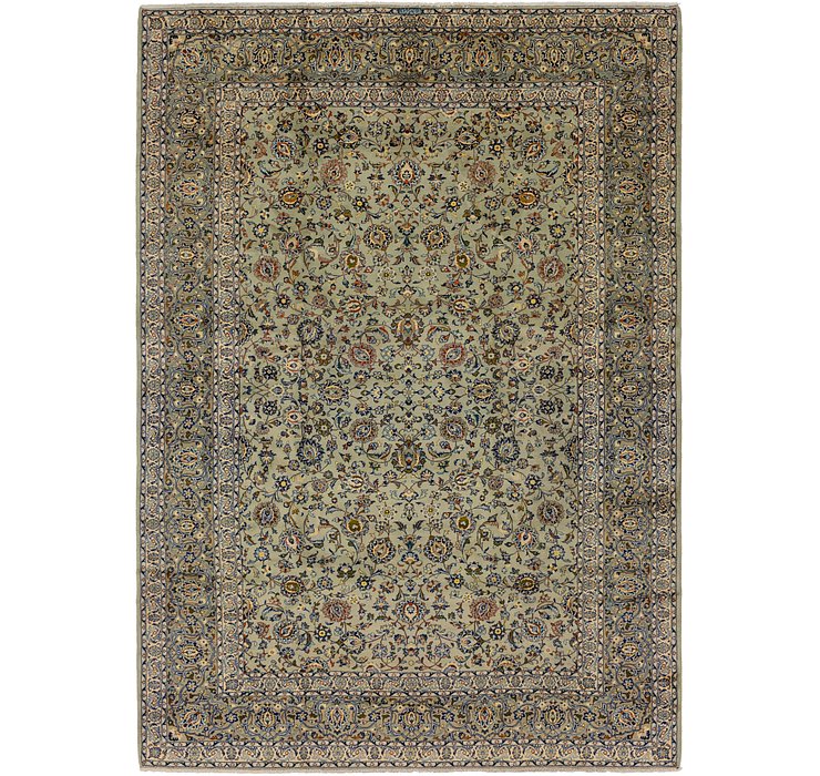 9' 2 x 13' Kashan Persian Rug