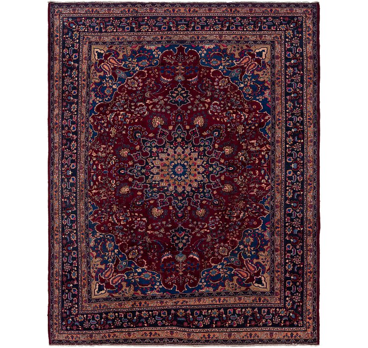 9' 5 x 12' 4 Mashad Persian Rug