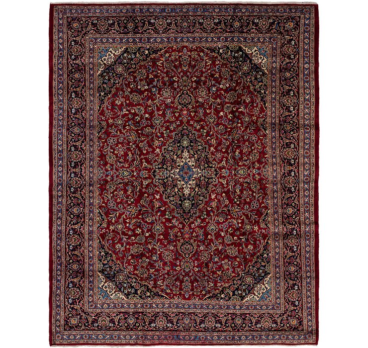 HandKnotted 9' 10 x 12' 7 Mashad Persian Rug