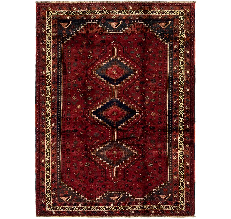 5' 3 x 7' Ghashghaei Persian Rug