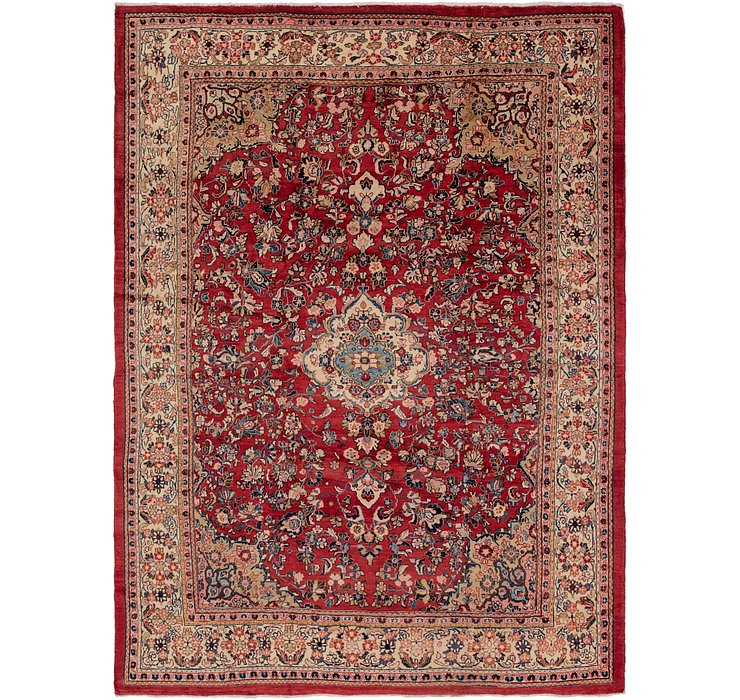 9' 4 x 13' Meshkabad Persian Rug
