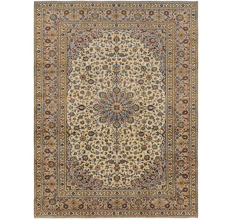 9' 8 x 13' Kashan Persian Rug