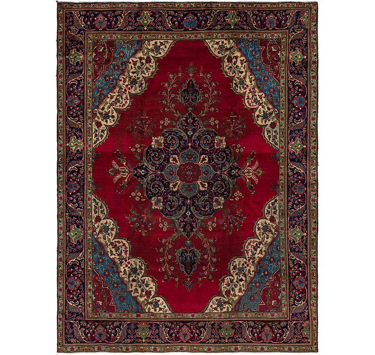 9' 8 x 13' 2 Tabriz Persian Rug