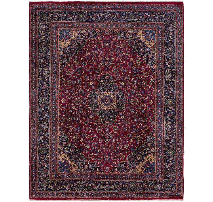 290cm x 378cm Mashad Persian Rug