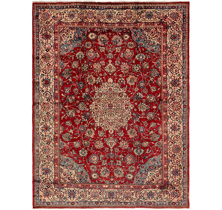 9' 7 x 13' Sarough Persian Rug