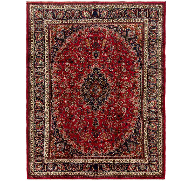 9' 10 x 12' 7 Mashad Persian Rug