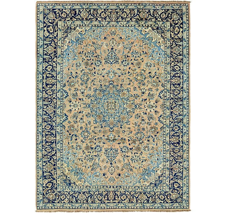 9' 2 x 12' 9 Kashan Persian Rug