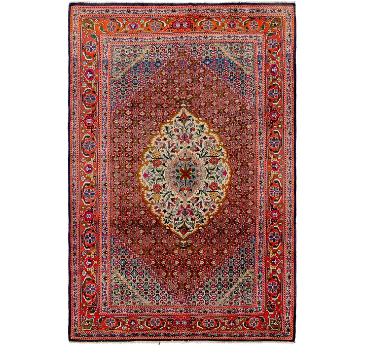 6' 7 x 10' Bidjar Persian Rug