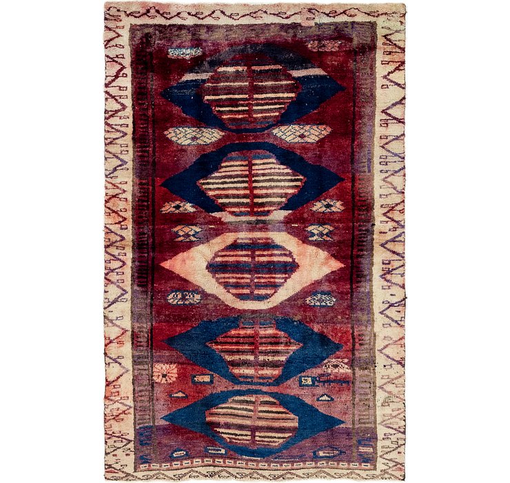 4' x 7' Shiraz Persian Rug