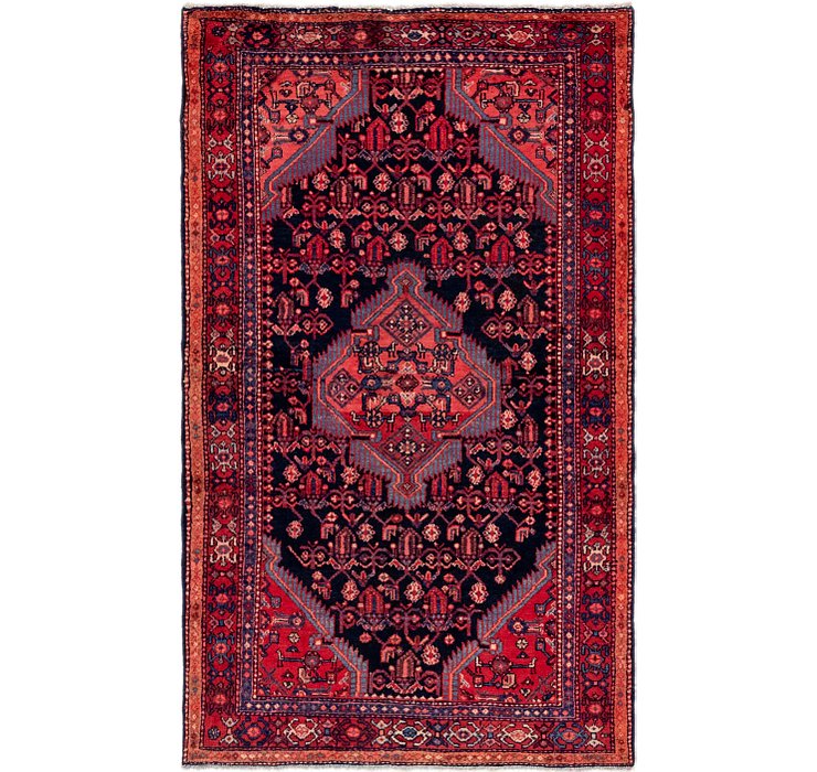 4' 3 x 7' Hossainabad Persian Rug