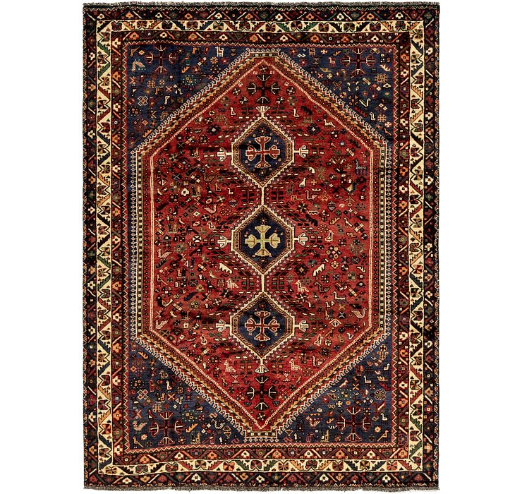 6' 9 x 9' 4 Ghashghaei Persian Rug