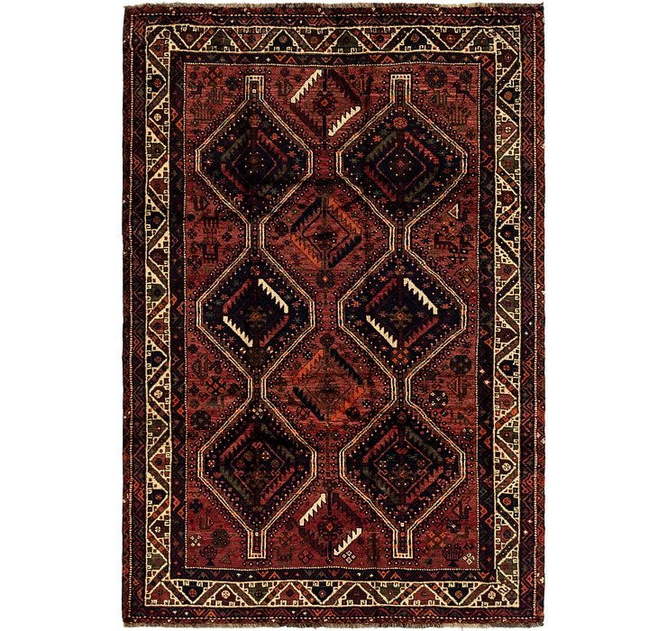 5' 9 x 8' 5 Ghashghaei Persian Rug