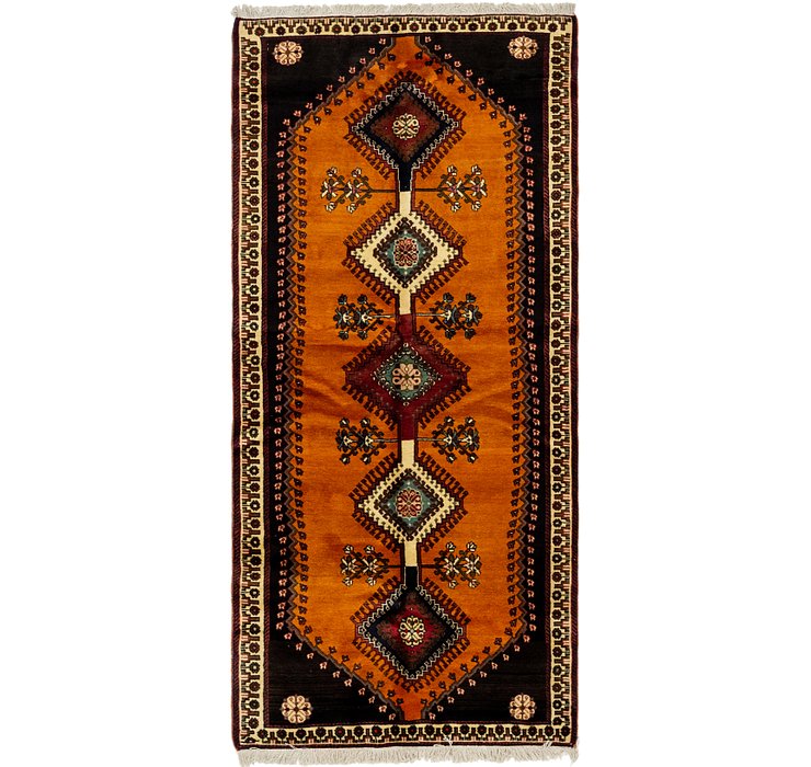 3' 6 x 8' Ghashghaei Persian Runn...