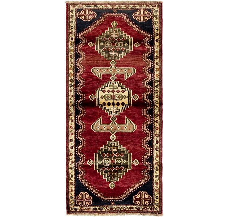 85cm x 193cm Ghashghaei Persian Runn...