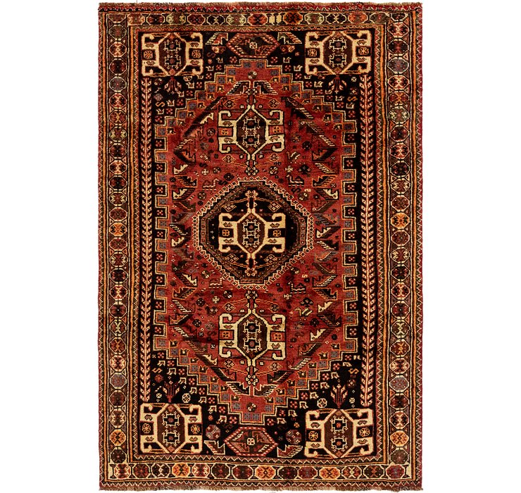 5' 2 x 8' 2 Ghashghaei Persian Rug