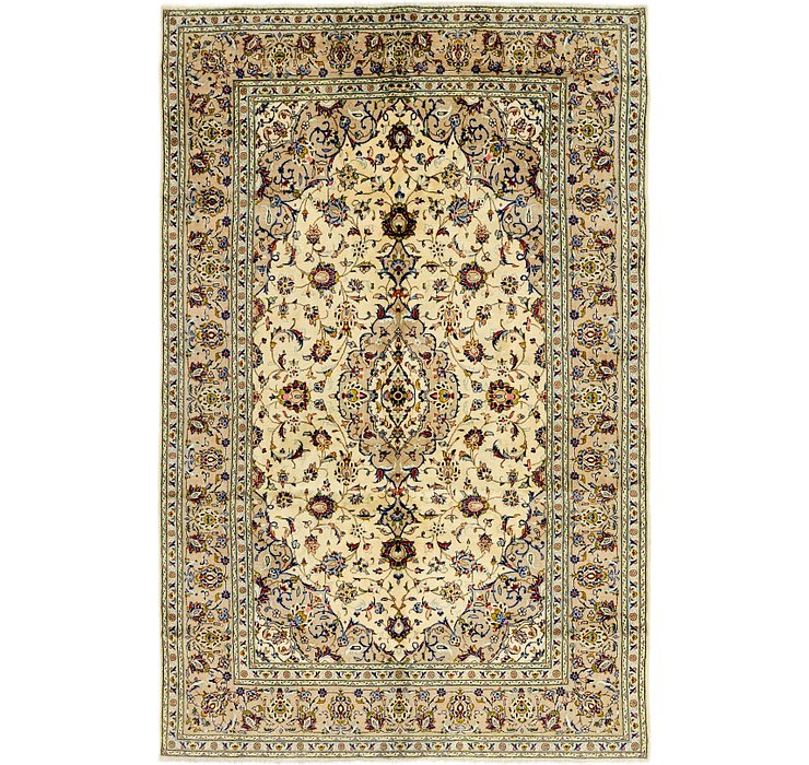 6' 5 x 9' 7 Kashan Persian Rug